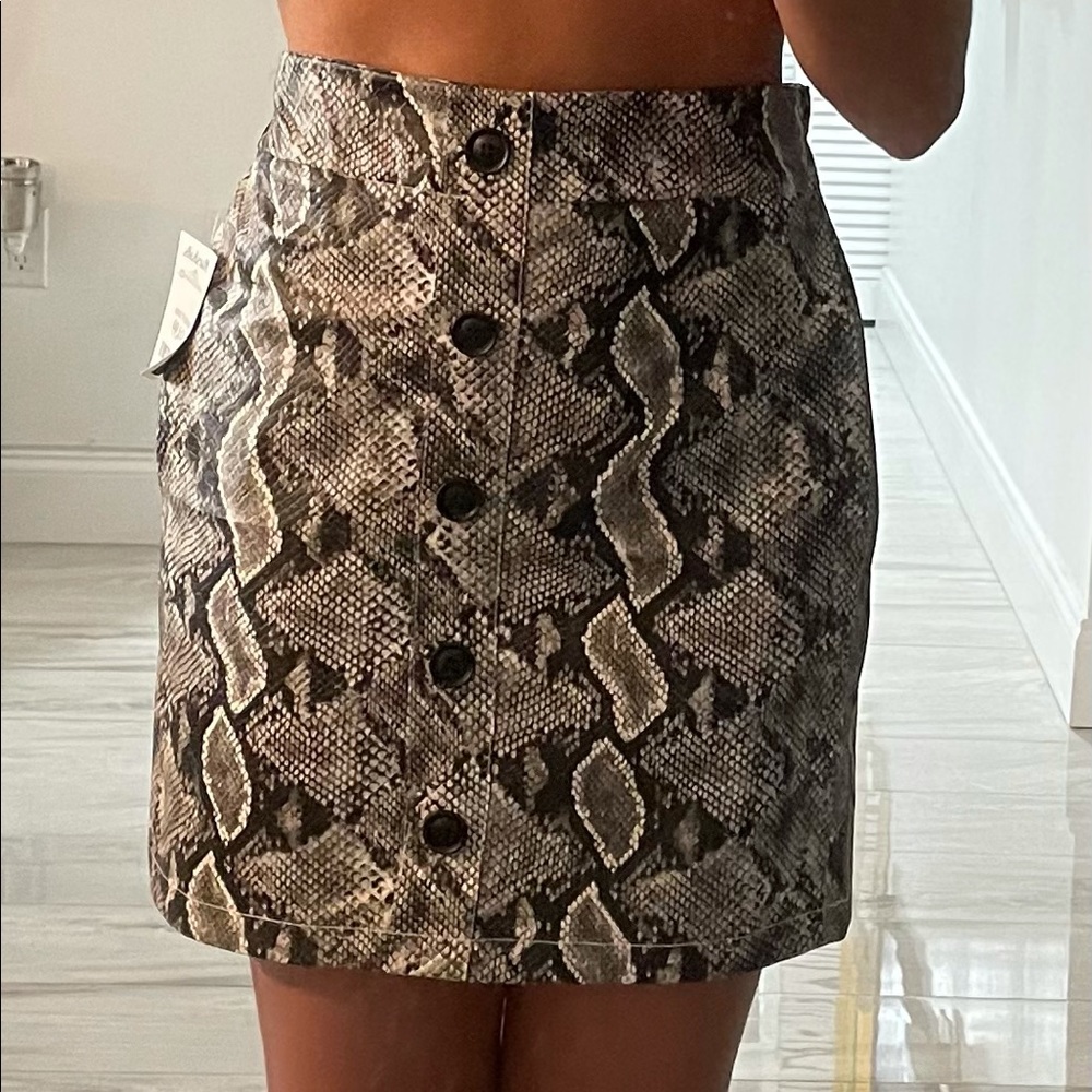 Snakeskin Skirt